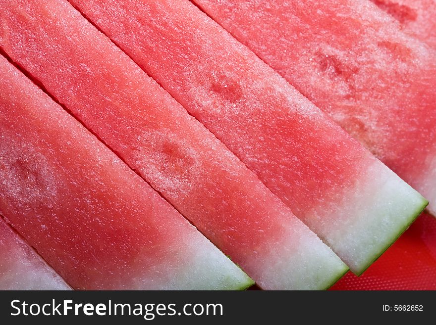 A sweet summer treat juicy watermelon close up and bright colors