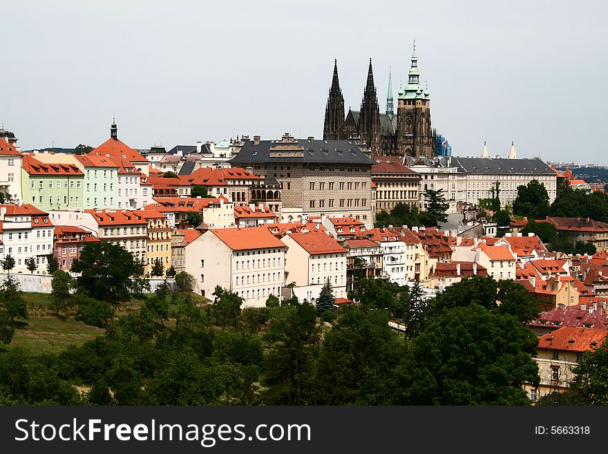 Prague Castle - general view, Czech repblic.