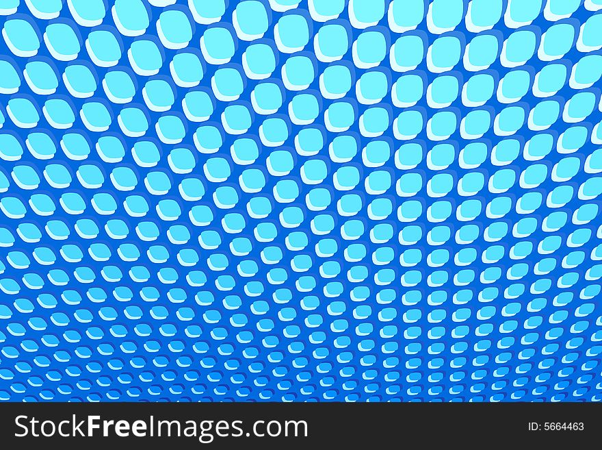 Vector illustration of blue spot background