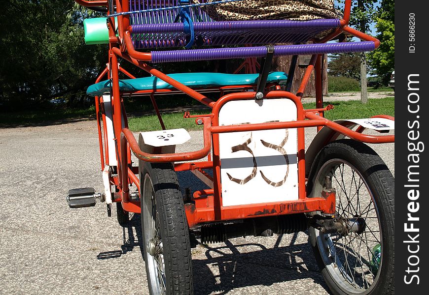 Four-Wheeled Bike Taxi