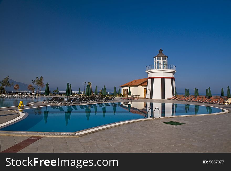 Turkish resort near the Aegean sea