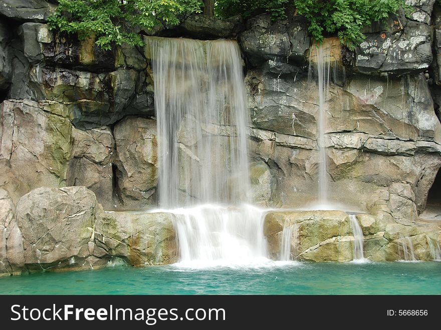 Beautiful photo of a waterfall