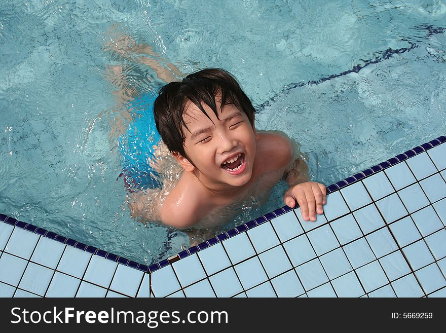 Boy In The Pool