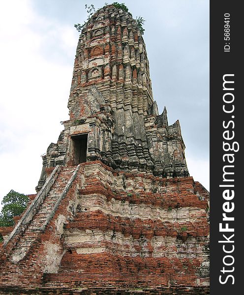 sacred site of Prang of Wat Chai Wattanaram in Ayutthaya near Bangkok, Thailand.
. sacred site of Prang of Wat Chai Wattanaram in Ayutthaya near Bangkok, Thailand.