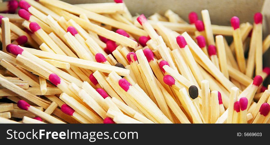Boxes with matches for a gas cooker. Boxes with matches for a gas cooker