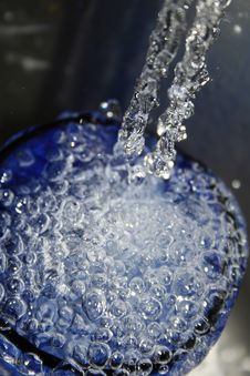Glass Of Icy Refreshing Water Stock Photography Glass Of Icy Refreshing Water Stock Photography