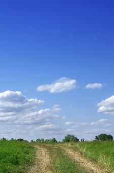 Road And Sky Royalty Free Stock Photos Road And Sky Royalty Free Stock Photos