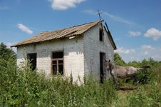 Abandoned Farm. Near Chernobyl Area. Kiev Region Stock Photo Abandoned Farm. Near Chernobyl Area. Kiev Region Stock Photo