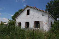 Abandoned Farm. Near Chernobyl Area. Kiev Region Royalty Free Stock Photography Abandoned Farm. Near Chernobyl Area. Kiev Region Royalty Free Stock Photography