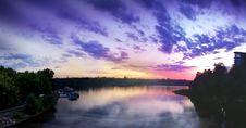 Sunset On The River Stock Photos Sunset On The River Stock Photos