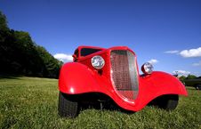 Red Vintage Car Stock Photos Red Vintage Car Stock Photos