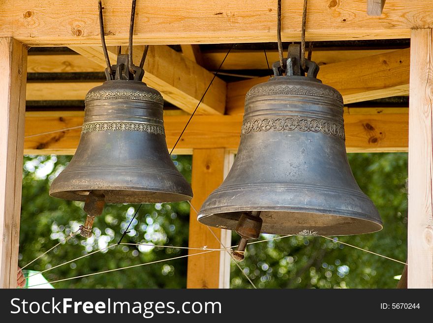 Old bells close up, Yaroslavl church