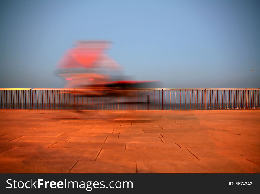 Fast bicycle rider