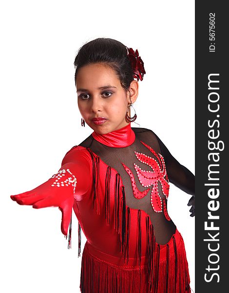 11 year old girl, latin dancer. 11 year old girl, latin dancer