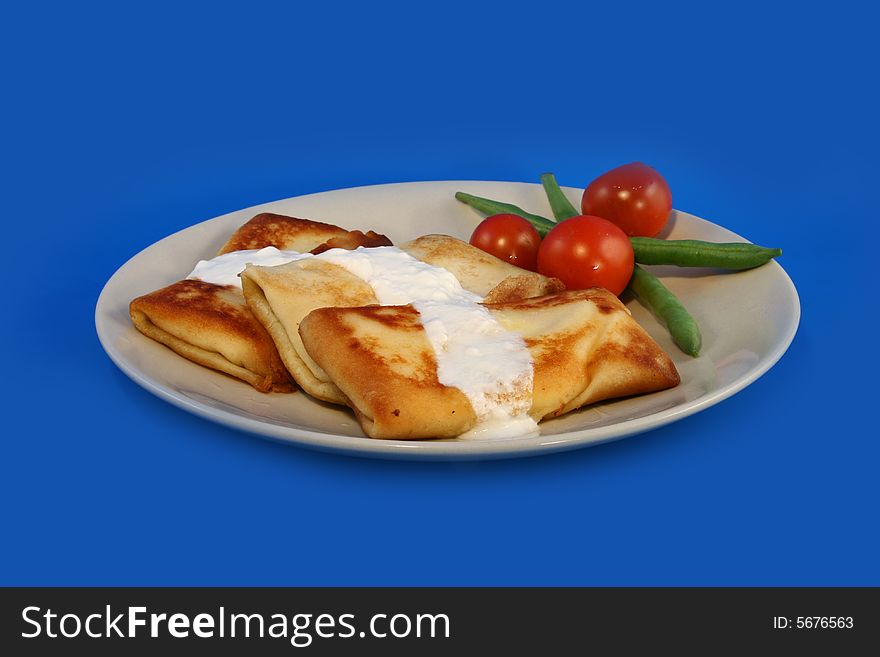 Pancakes With Sour Cream