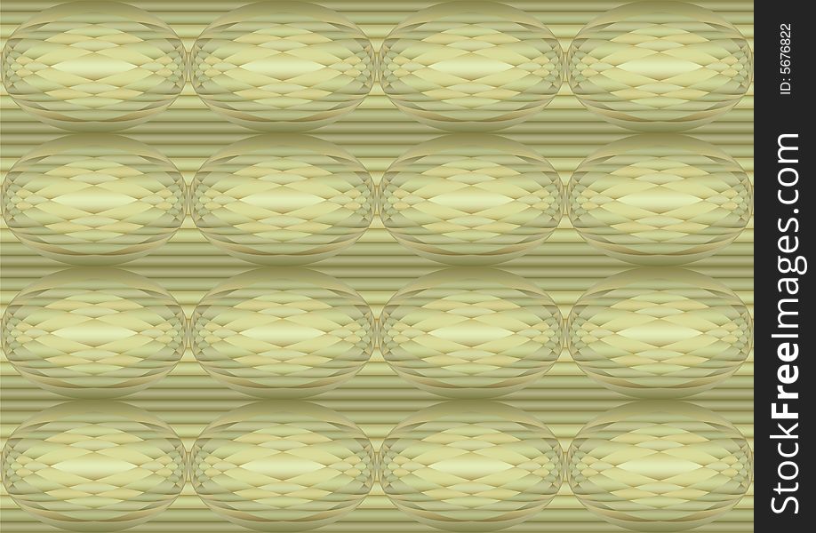 Seamless wooden pattern with oval elements