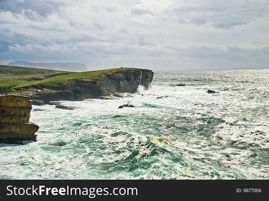 Storm Over Yesnaby; Orkney