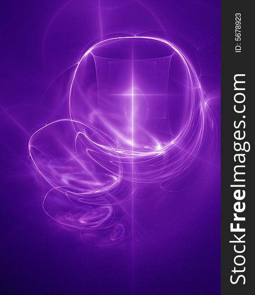 Abstract design background. Fractal illustration