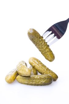 Pickled Gherkins Royalty Free Stock Image Pickled Gherkins Royalty Free Stock Image
