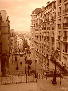 Steps Montmartre Stock Image Steps Montmartre Stock Image