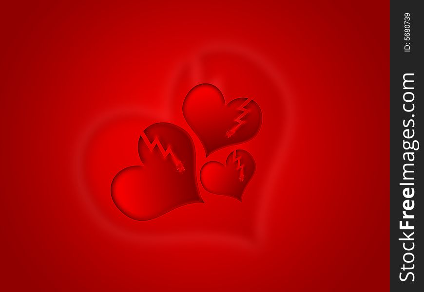 Hearts Background