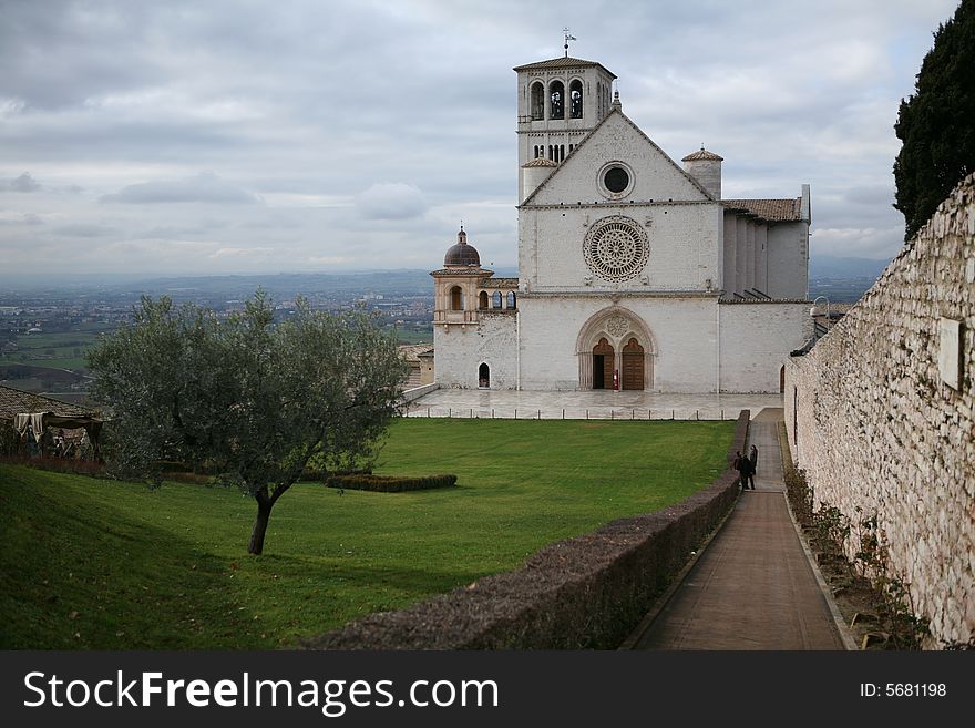 General view on basilica of Saint Francis