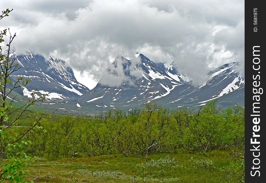 Die berge in nord schweden. Die berge in nord schweden