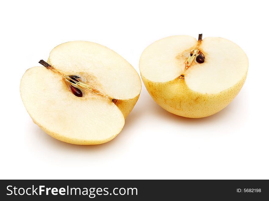 Sliced Nashi Pear