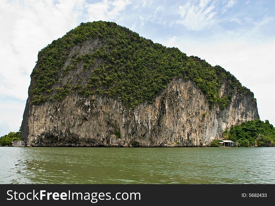 Rock island at Andaman sea, Thailand. Rock island at Andaman sea, Thailand