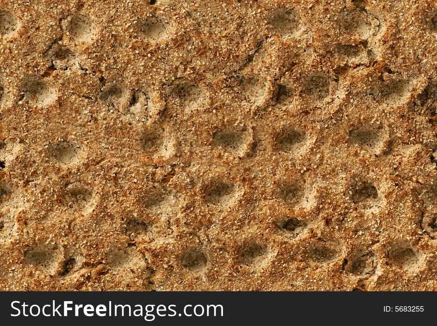 Seamless Crisp Bread Pattern