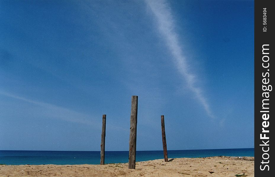 Strand in Thailand.