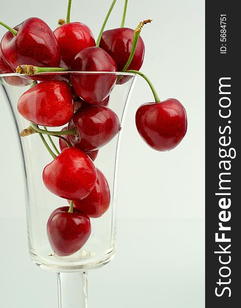 Cherries In A Footed Tumbler