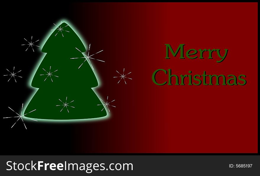 Merry Christmas card for wishes. Merry Christmas card for wishes