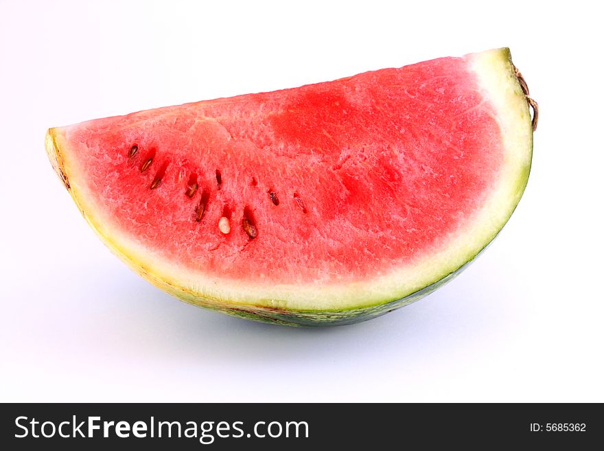 Fresh water melon, at white background