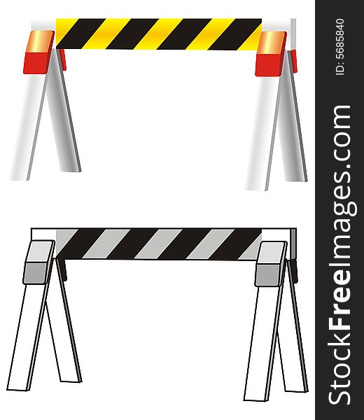 Art illustration of a traffic sign