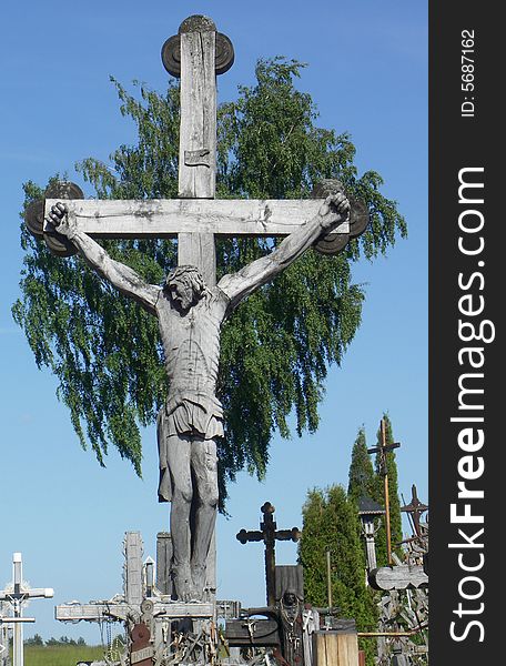 The Hill of Crosses, Lithuania. The Hill of Crosses, Lithuania.