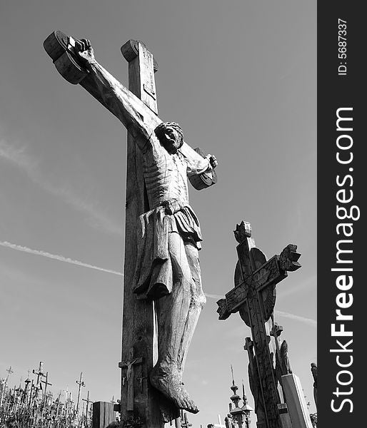 The Hill of Crosses, Lithuania. The Hill of Crosses, Lithuania.