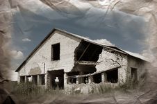 Abandoned Farm. Near Chernobyl Area. Kiev Region Stock Photos Abandoned Farm. Near Chernobyl Area. Kiev Region Stock Photos