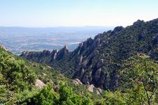 Montserrat Mountain. Royalty Free Stock Photo