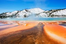 Grand Prismatic Spring Royalty Free Stock Photography Grand Prismatic Spring Royalty Free Stock Photography