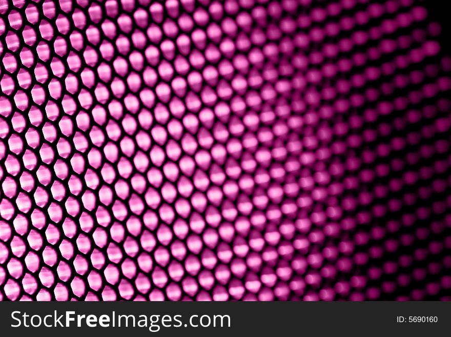 Pink metallic netting