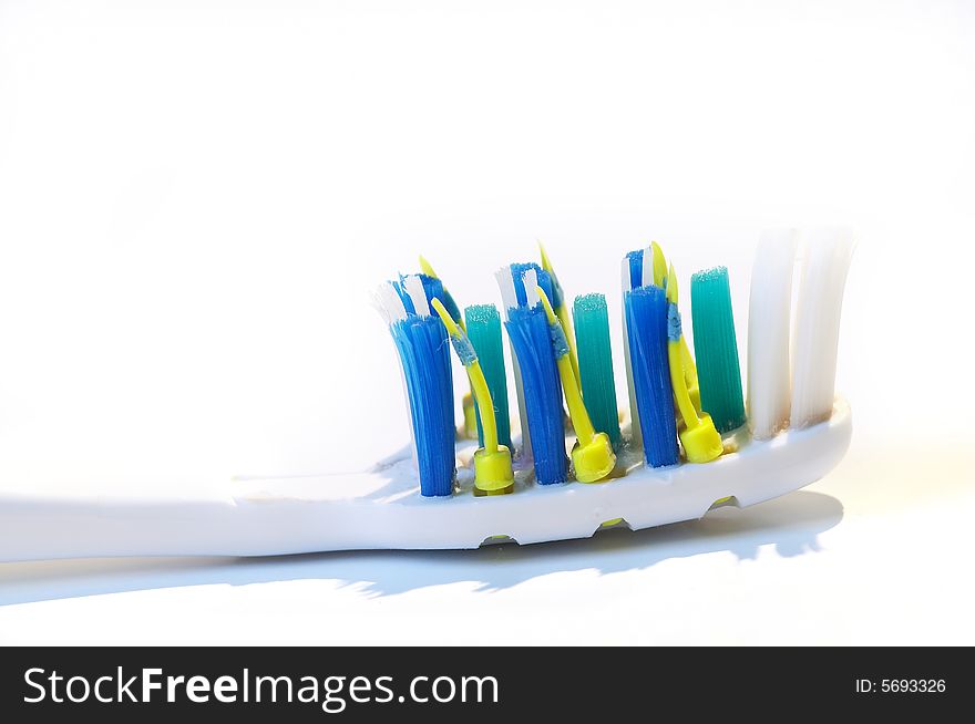 Electric toothbrush isolated on the white background. Electric toothbrush isolated on the white background