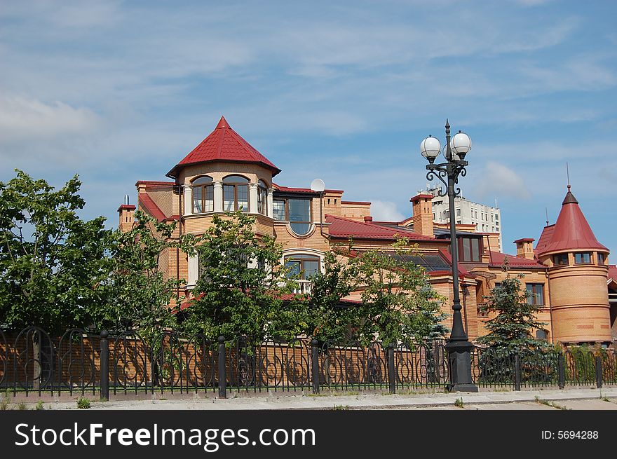 Typical architecture in modern residential area of Kiev. Typical architecture in modern residential area of Kiev