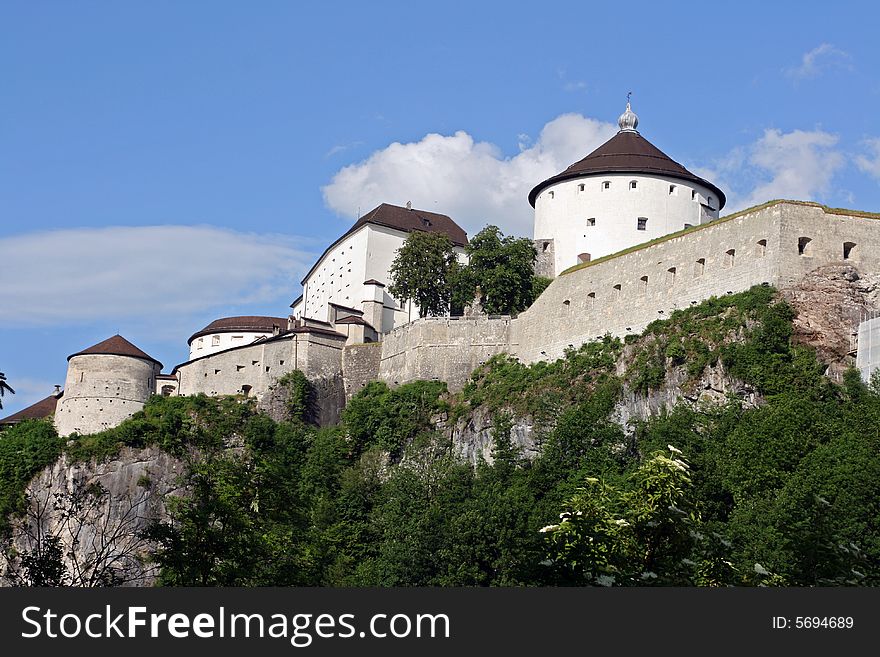 The fortress seen from the promenade. The fortress seen from the promenade