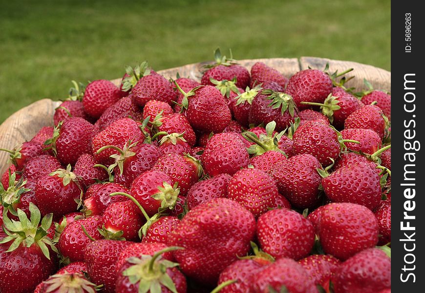 Close up of strawberries