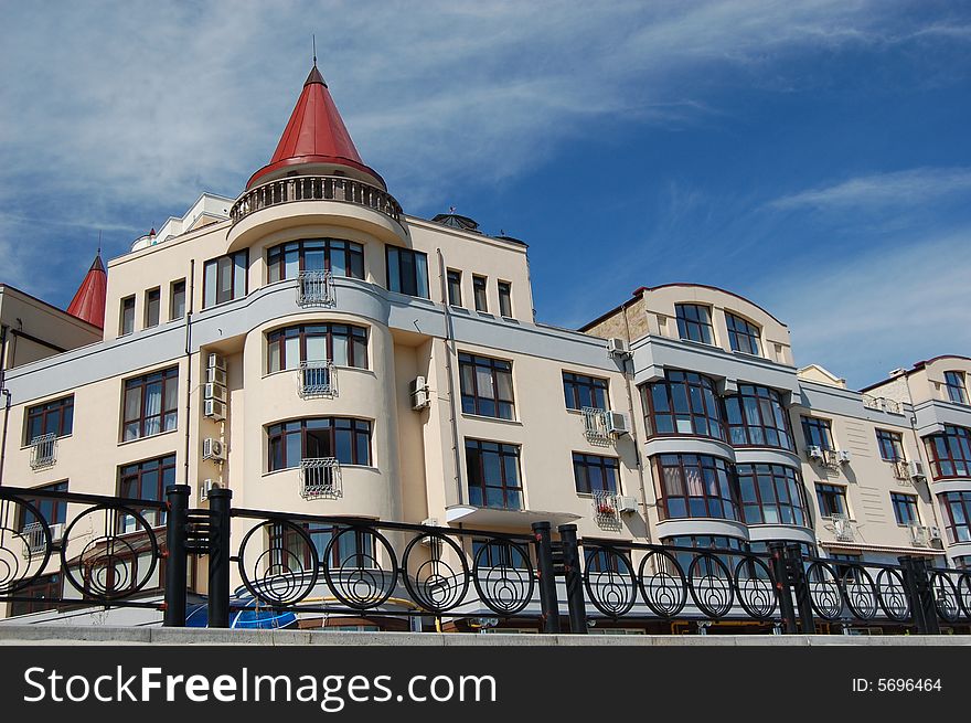 Typical architecture in modern residential area of Kiev. Typical architecture in modern residential area of Kiev