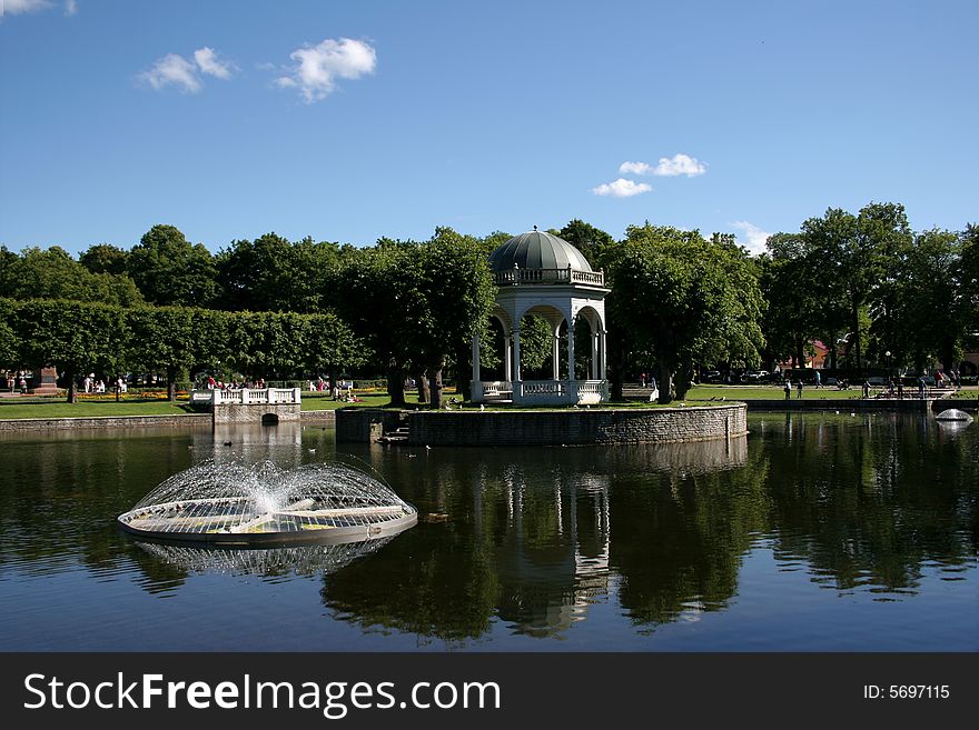 Fountain in Kadriorg Tallinn Estonia