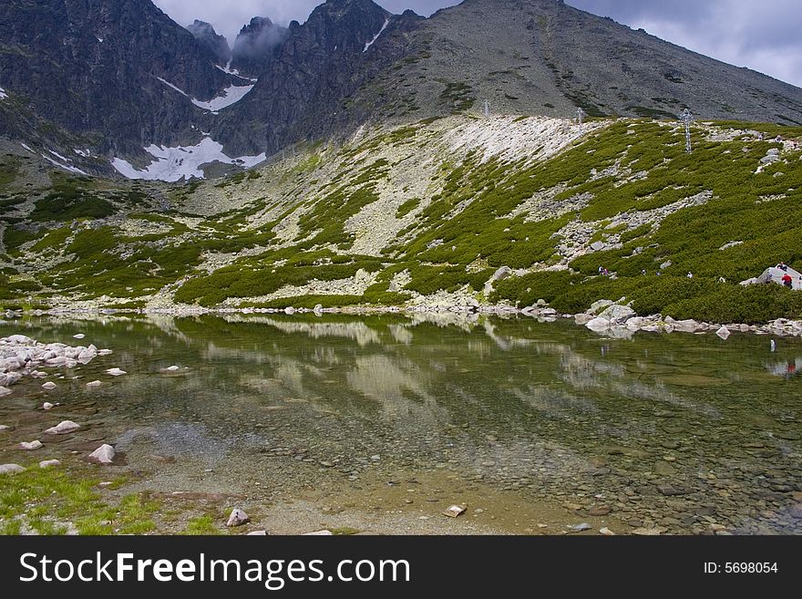 Mountain landscape in slovakia (Tatra). Mountain landscape in slovakia (Tatra)