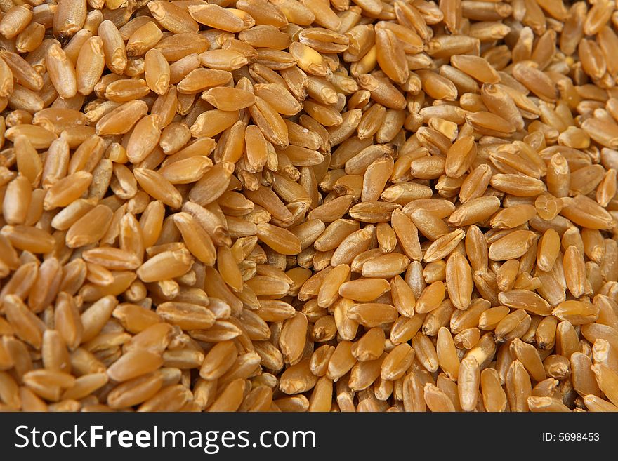 Brown rice in the market