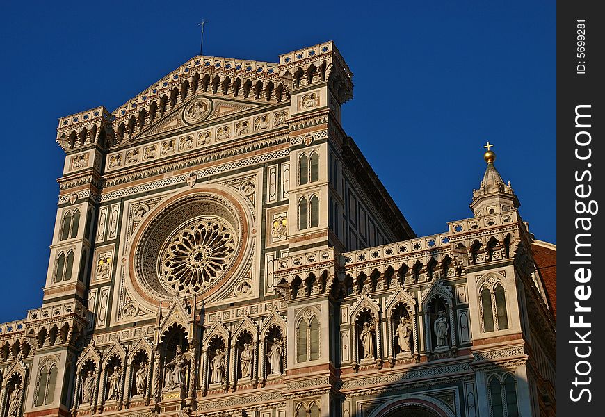 The church of Santa Maria Del Fiore in Florence - Italy. The church of Santa Maria Del Fiore in Florence - Italy